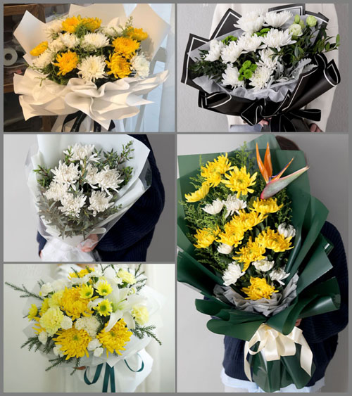 广东深圳市宝安区石岩街道白事花束代送